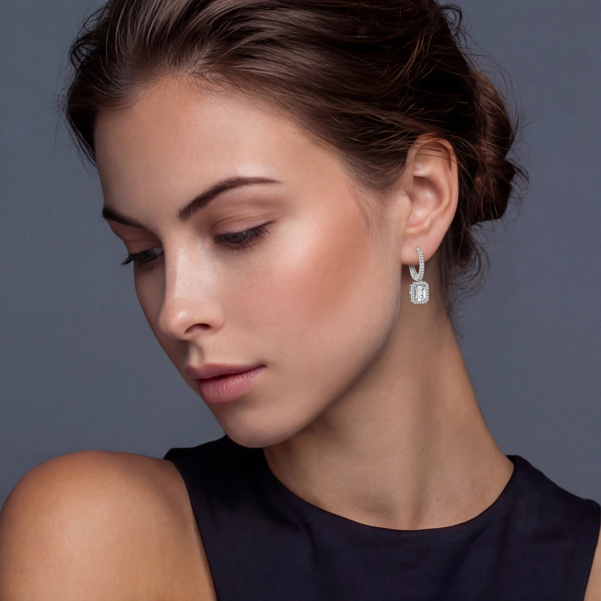 Aster Moissanite Drops