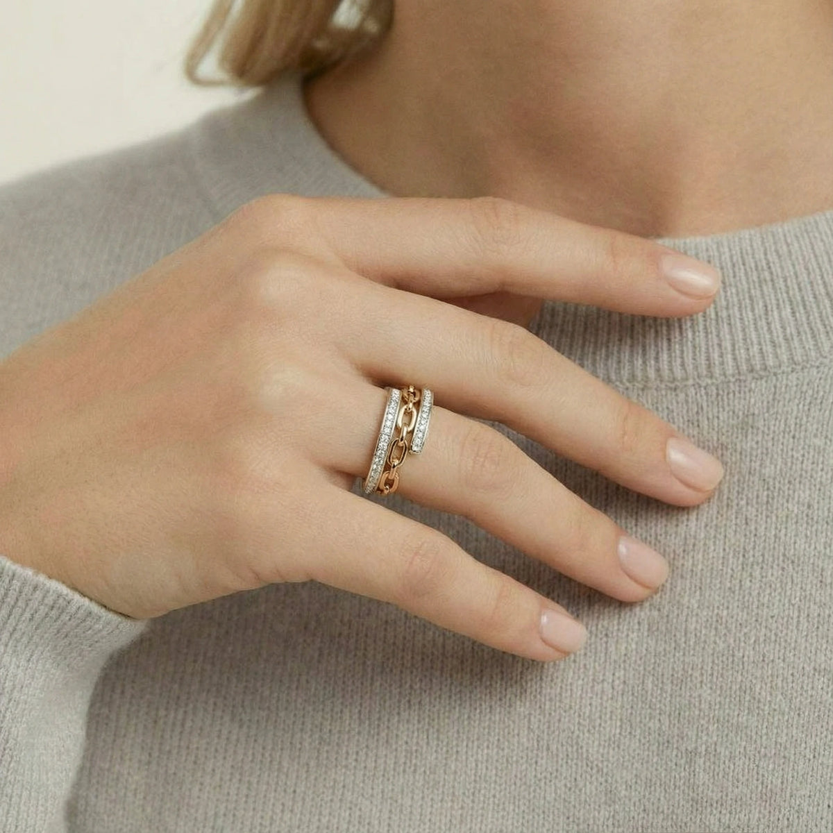 Aurea Chain Ring