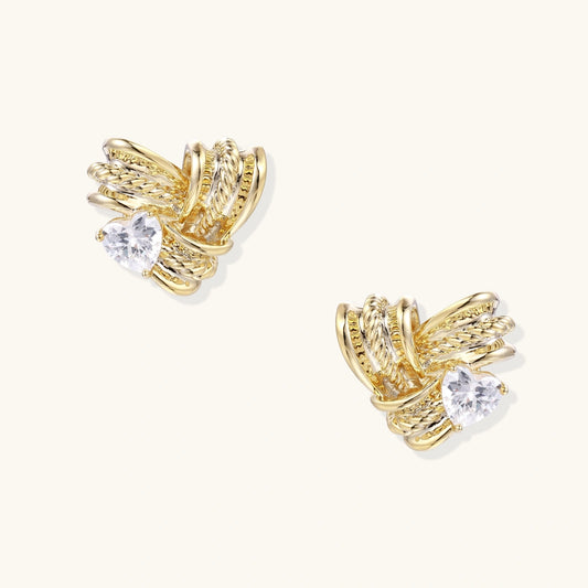 Seraphina Wings Studs