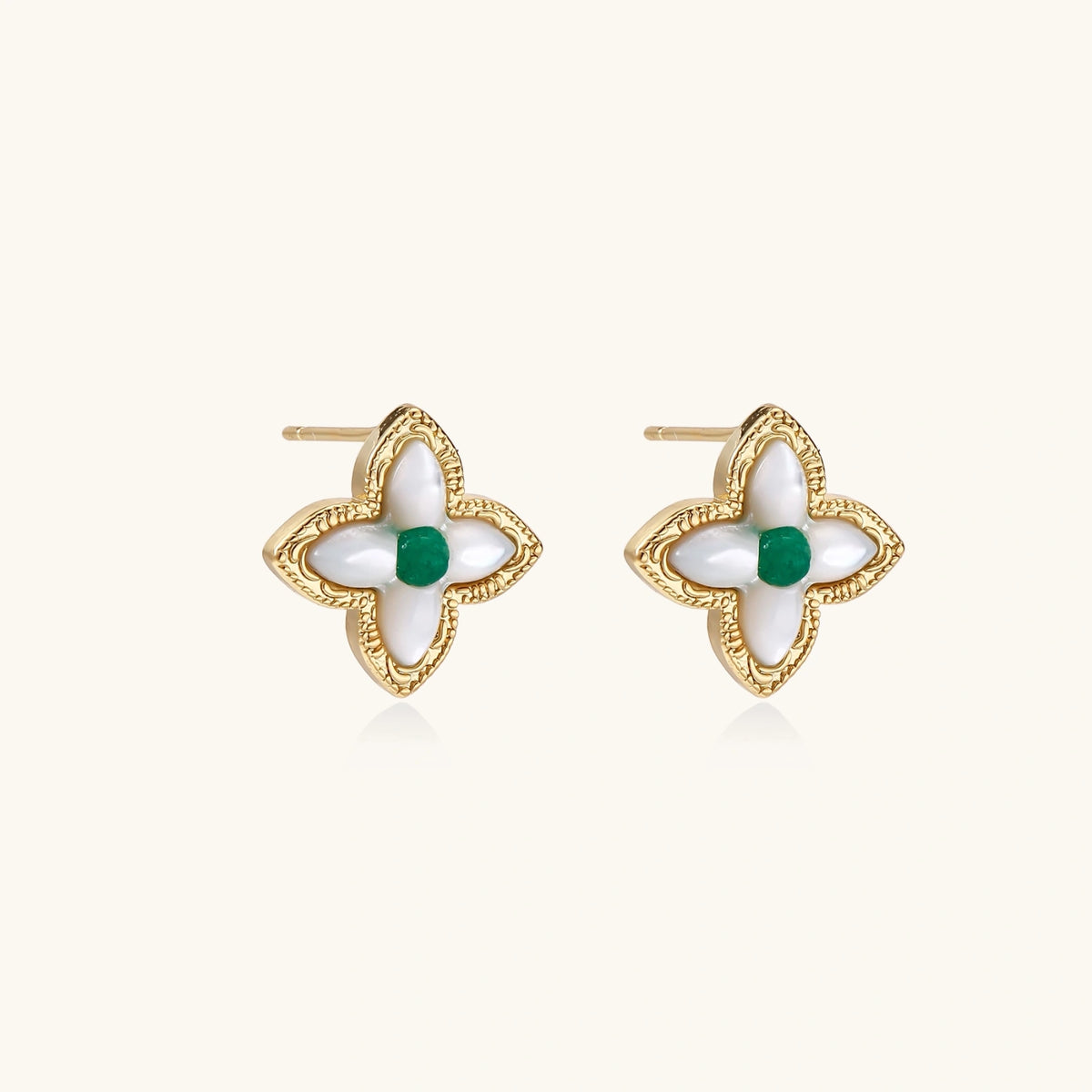 Smarea Lucky Pearl Studs