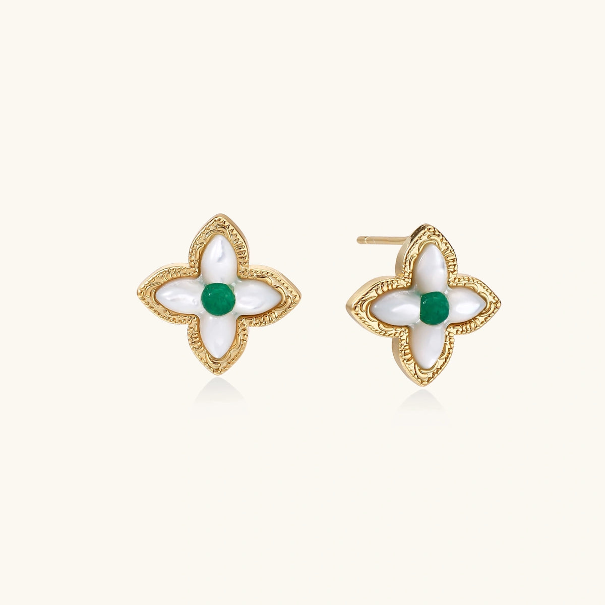 Smarea Lucky Pearl Studs