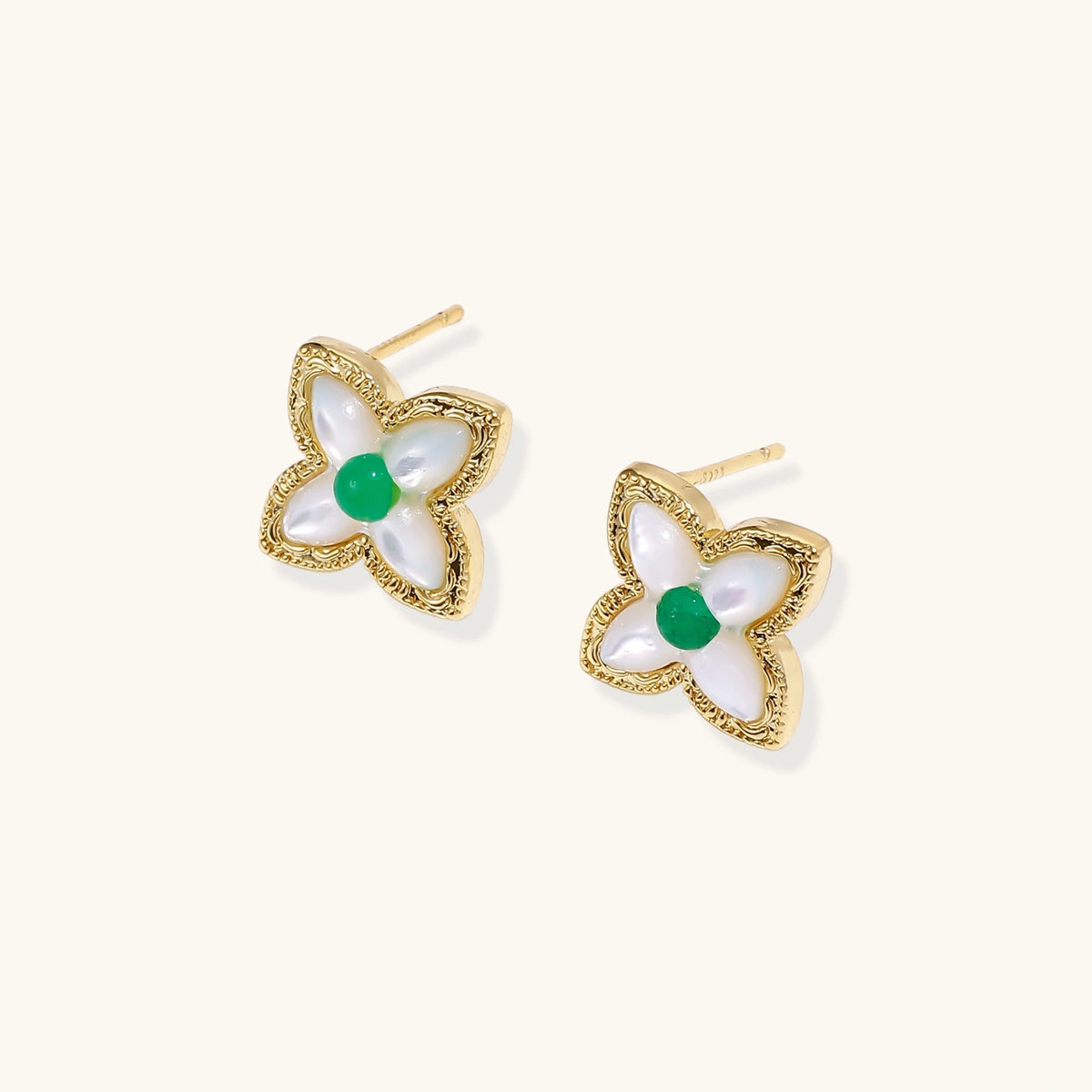 Smarea Lucky Pearl Studs