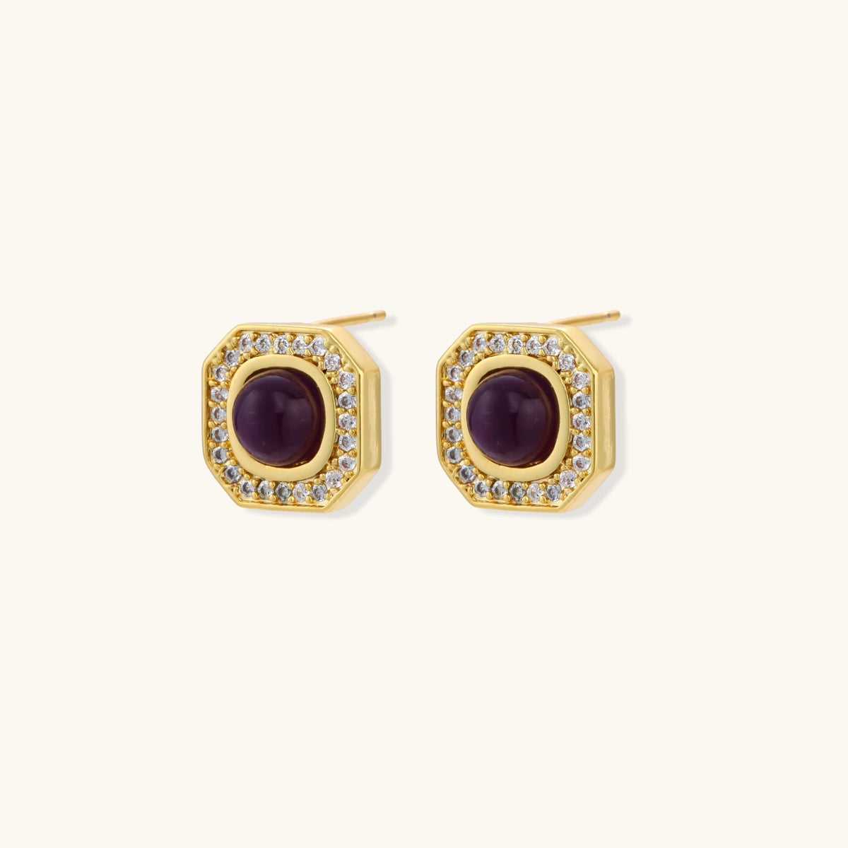Gea Octagon Studs