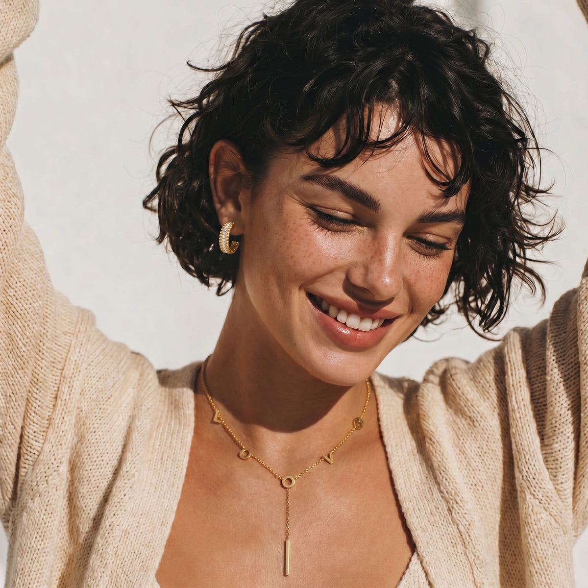 Aurea Twisted Hoops