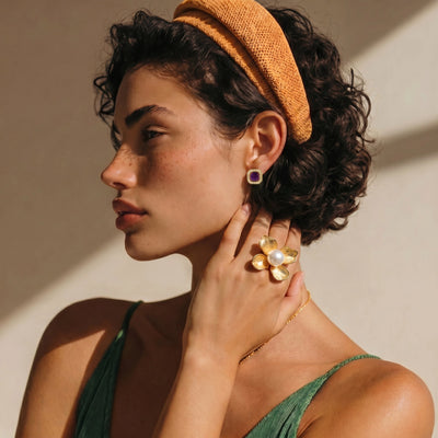 Gea Octagon Studs