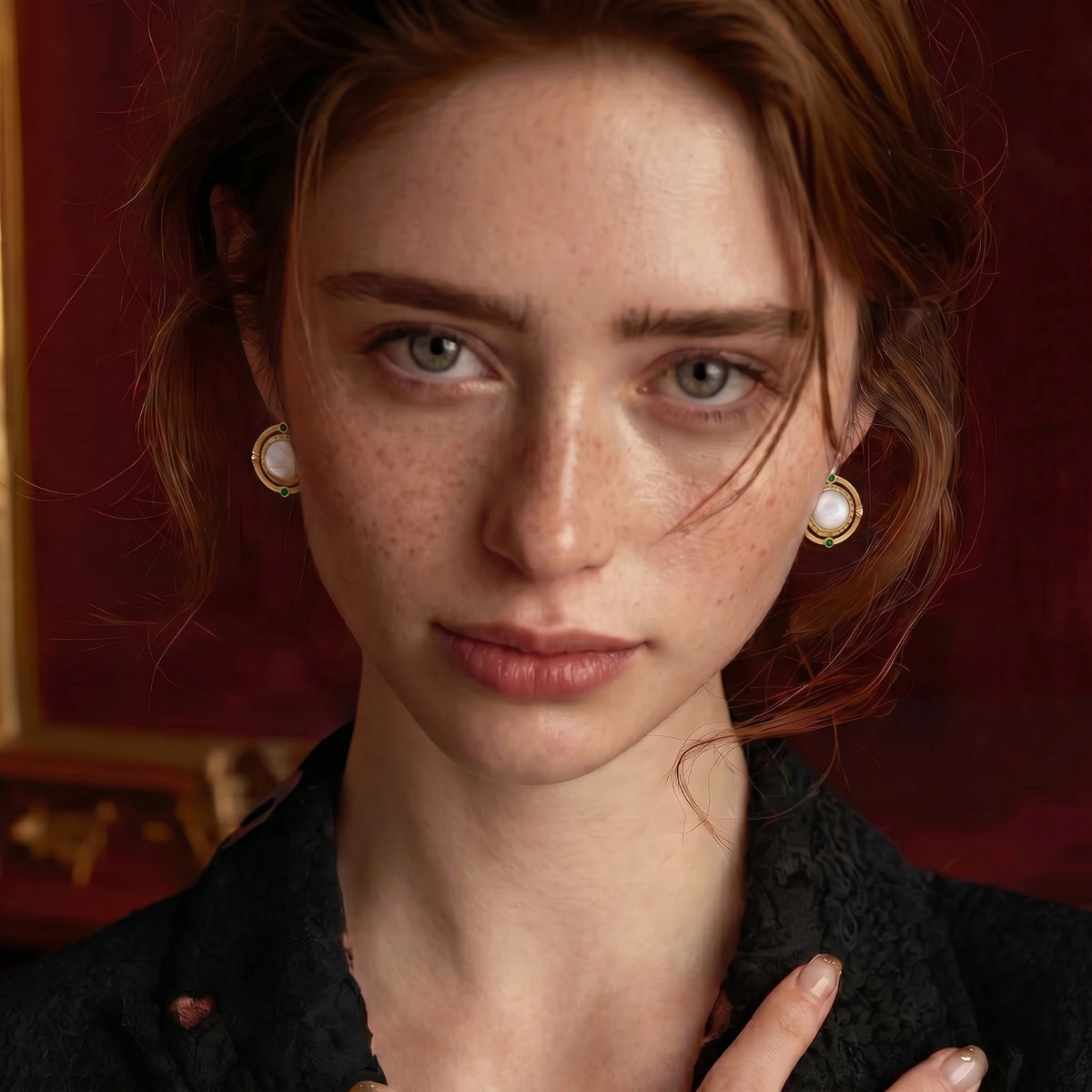 Serena Rose Studs