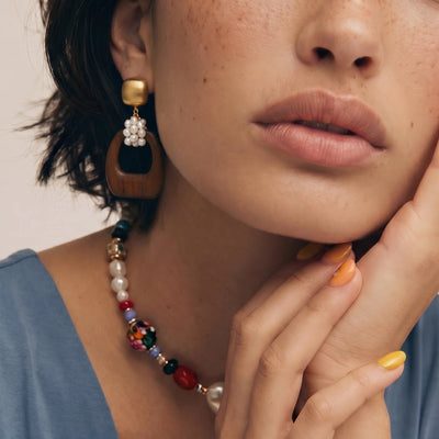 Gea Goddess Drop Earrings