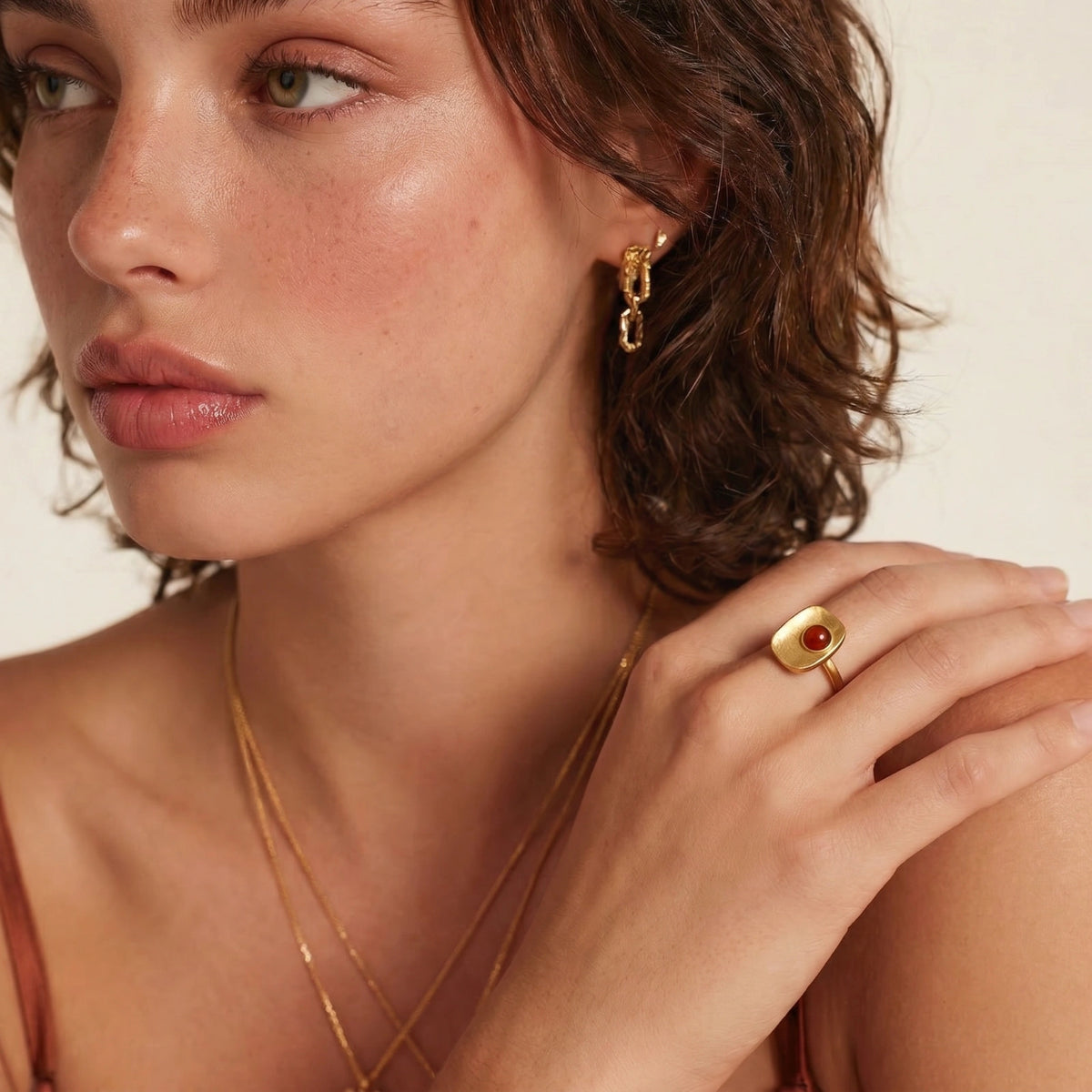 Gea Square Ring
