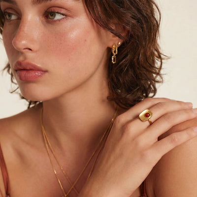 Gea Square Ring