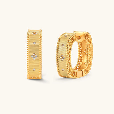 Aurea Huggie Hoops