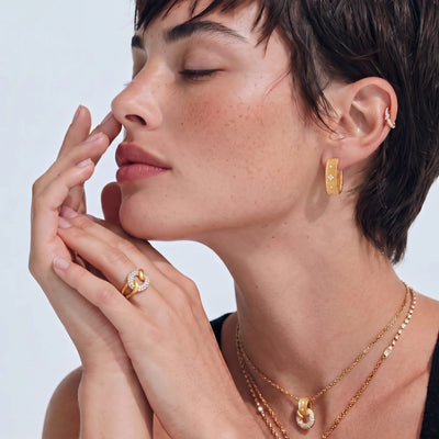 Aurea Huggie Hoops